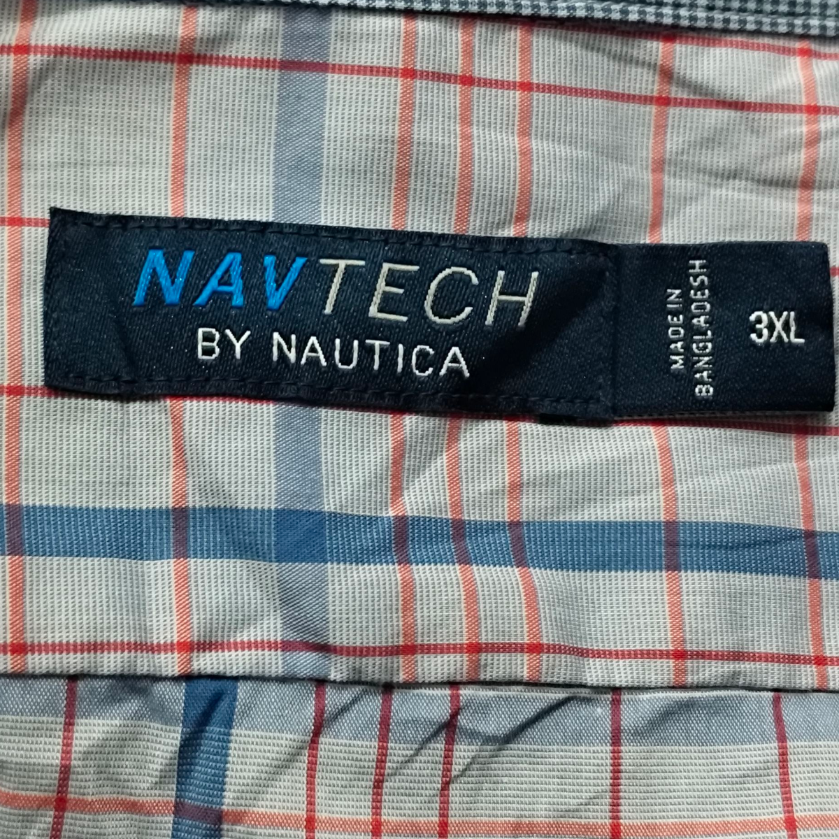 Camisa Nautica 3xl Navtech Azul Cuadro