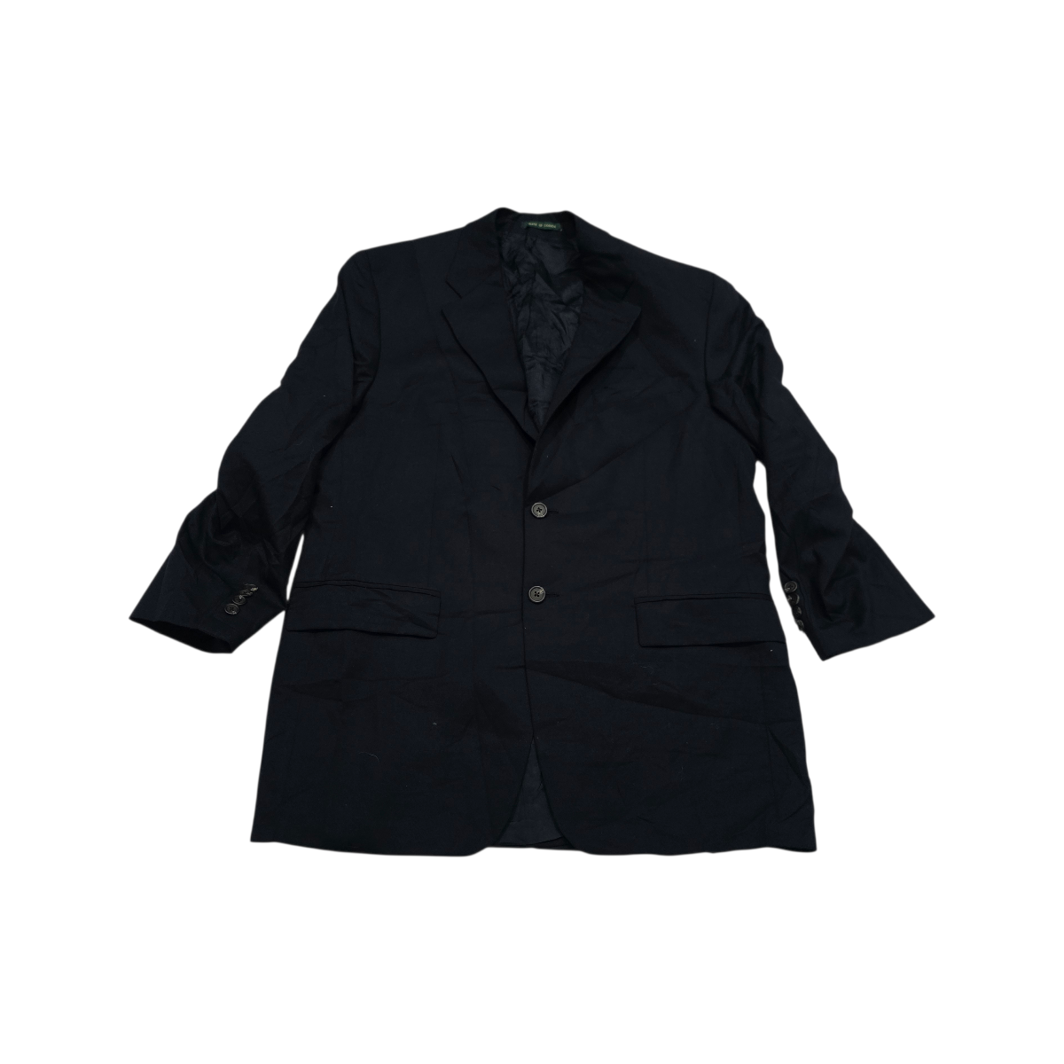 Saco Ralph Lauren 40r Azul Azul Lisa 40r