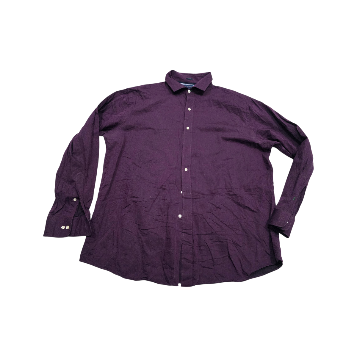 Camisa Tommy Hilfiger Xgrande Xl 17 1/2 34-35 Slimfit Uva