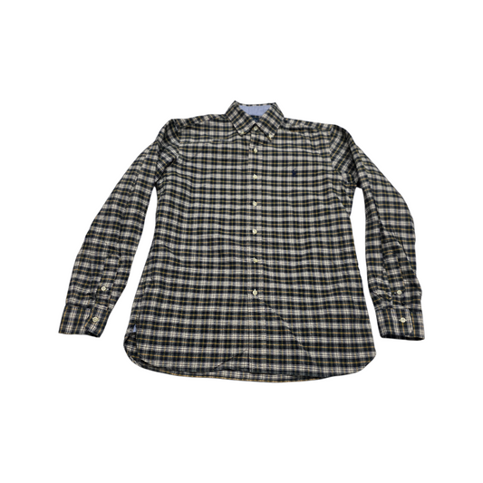 Camisa Ralph Lauren Mediana Custom Fit Cuadro Verde