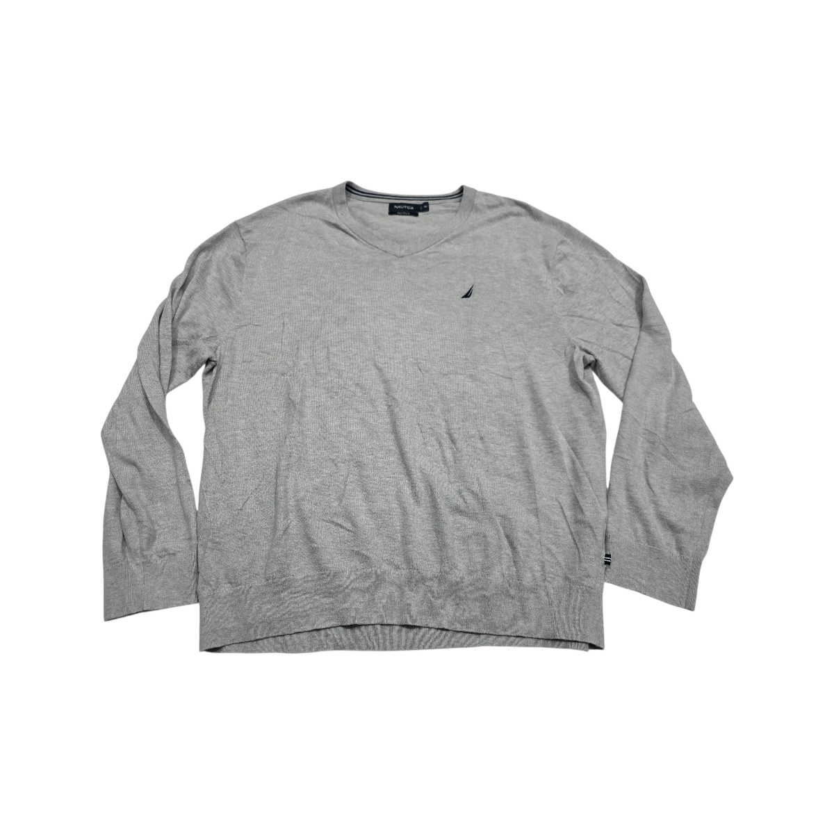 Sueter Nautica 2xl Gris Cuello V