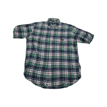 Camisa Manga Corta Ralph Lauren Golf Grande L Azul Verde