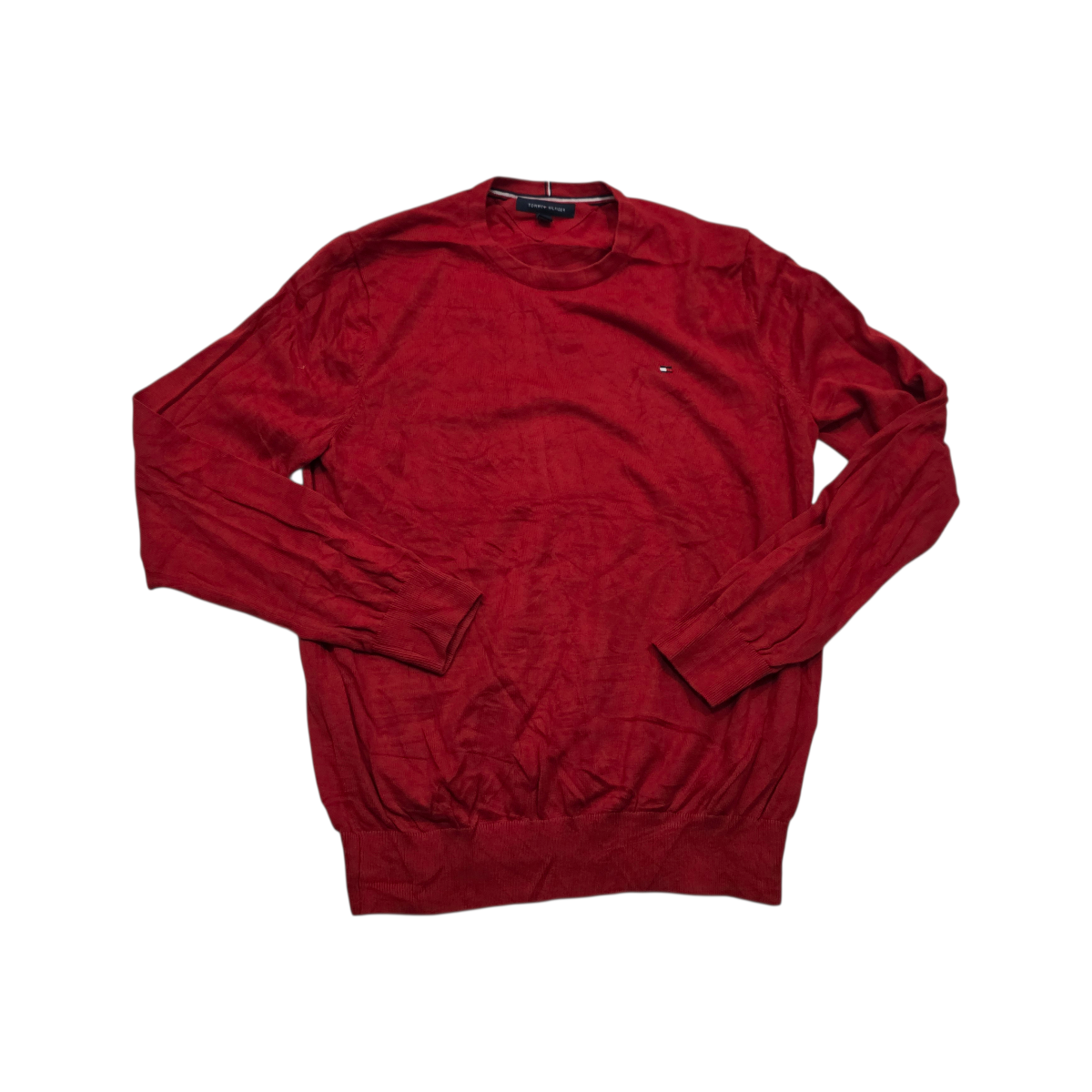 Sueter Tommy Hilfiger Grande L Rojo Cuello Redondo