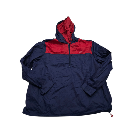 Chamarra Ligera Vineyard Vines Xgrande Xl Azul Y Rojo