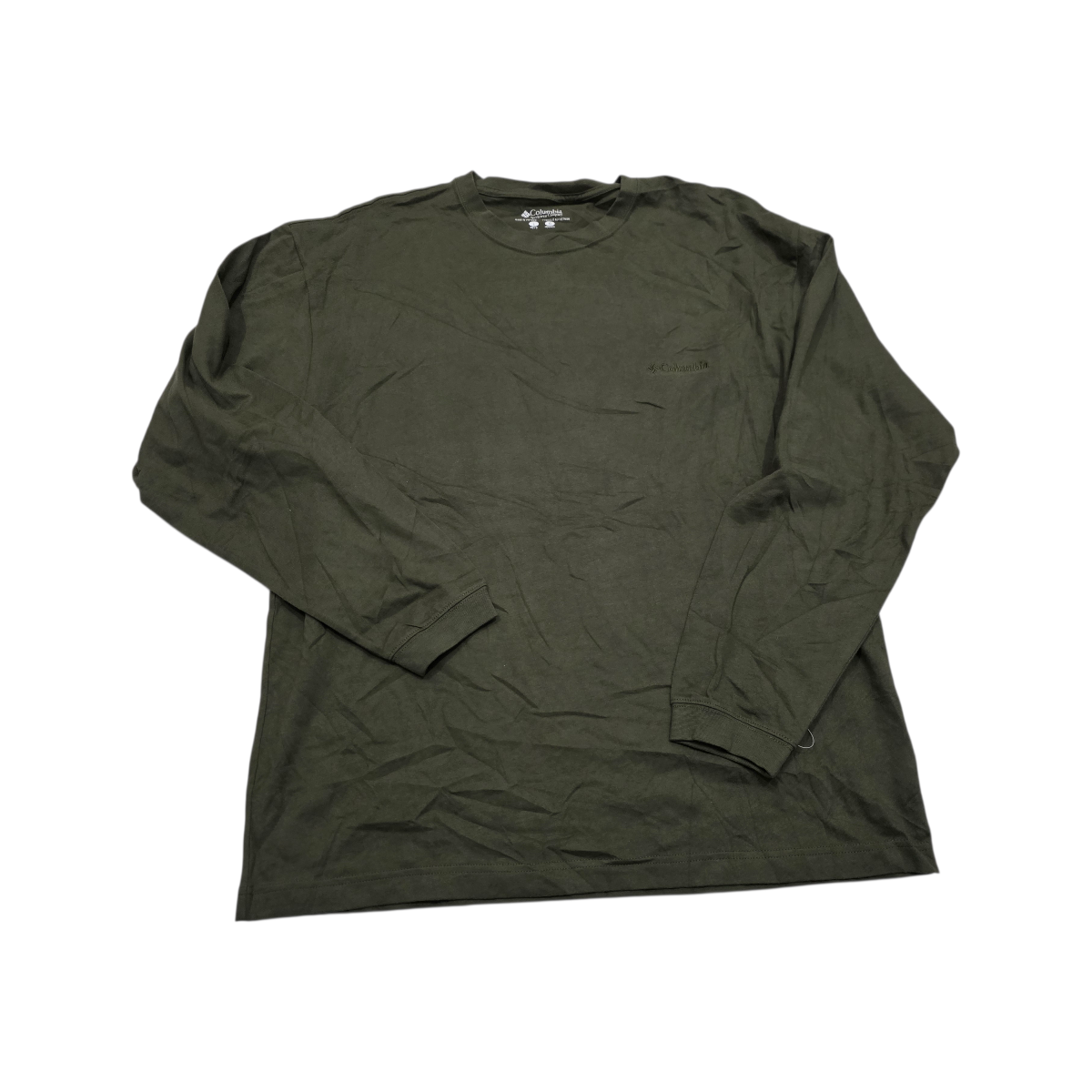 Playera Manga Larga Columbia Grande L Verde