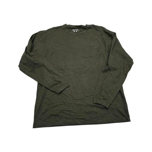 Playera Manga Larga Columbia Grande L Verde