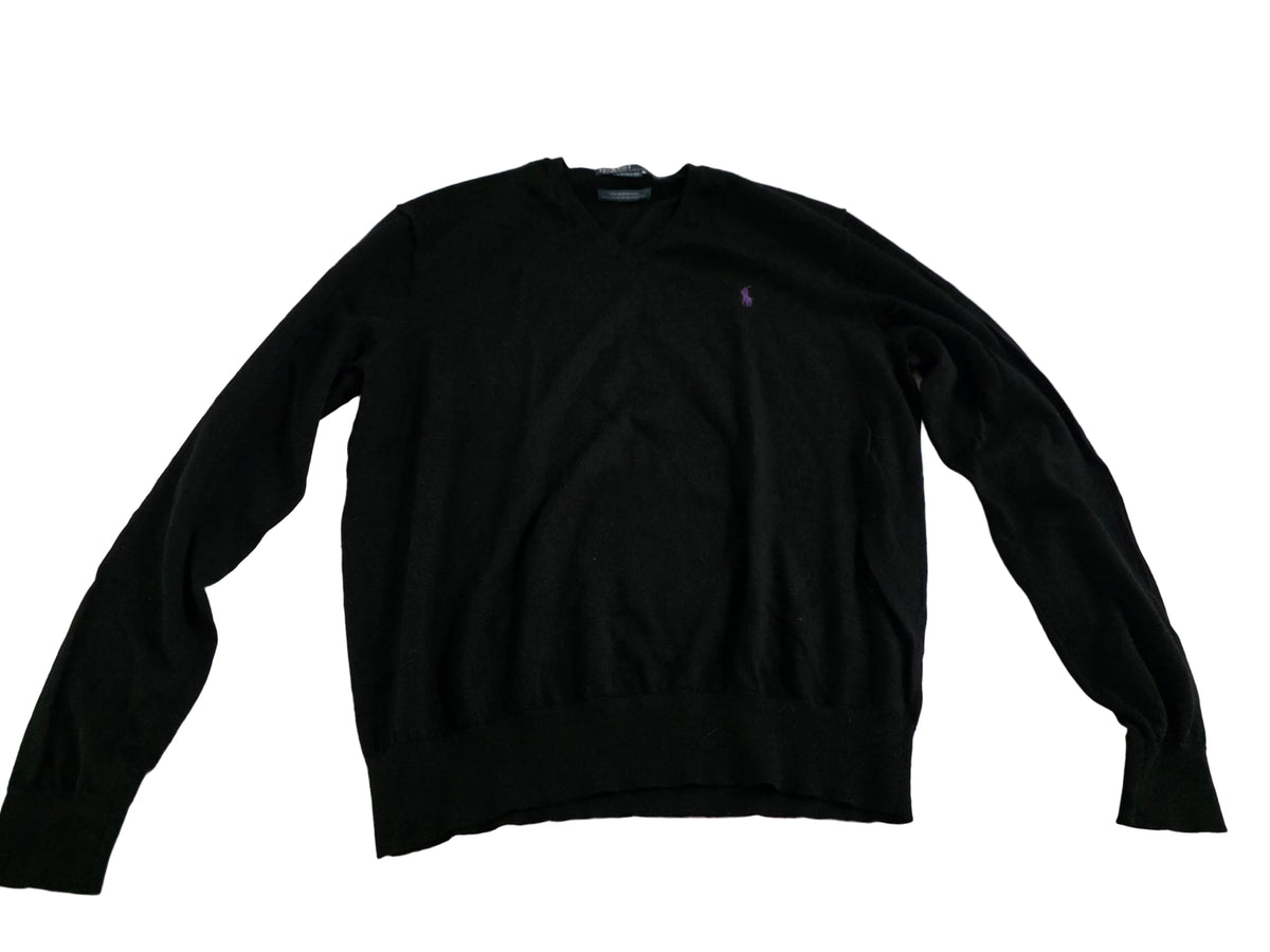 Sueter Ralph Lauren Xgrande negro lana