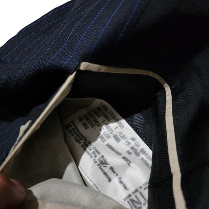 Saco Burberry 40r Azul Original