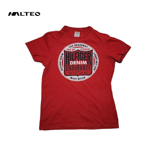 Playera Tommy Hilfiger Chico S Rojo