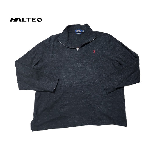 Sueter Polo Ralph Lauren Xgrande Gris Pony Rojo Estate Rib