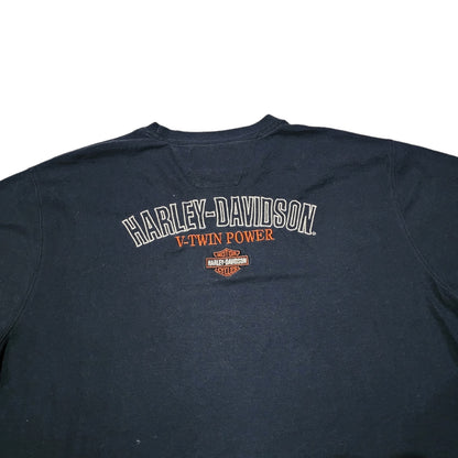 Playera Harley Davidson 2xl Negro V-twin Power