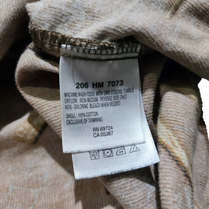 Camisa Columbia Mediana M Café Pana Cuernos Venado