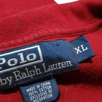 Sueter Ralph Lauren Xgrande Xl Rojo Pony Azul